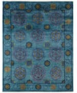 Solo Rugs Suzani  7'10'' x 10'3'' Rug