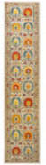 Solo Rugs Suzani  3'2'' x 14'7'' Runner Rug