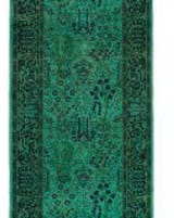 Solo Rugs Fine Vibrance  2'6''x17'1'' Runner Rug