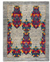 Solo Rugs Suzani  3' 3'' x 4' 3'' Rug