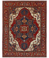 Persian Carpet Classic Revival Heriz AP-15 Red Area Rug