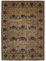 Southwest Looms Arts and Crafts PC-07B Gold - Sage Area Rug