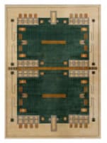 Southwest Looms Arts and Crafts PC-58A Green Area Rug