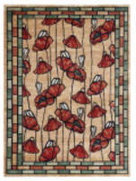Southwest Looms Arts and Crafts PC-61A Gold - Red Area Rug