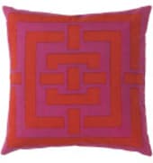 Surya Circles & Squares Pillow Fb-005