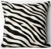 Trans-Ocean Visions I Pillow Zebra 304348 Black