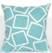 Trans-Ocean Visions I Pillow Squares 408704 Aqua