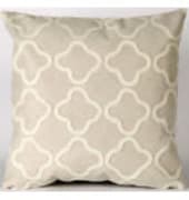 Trans-Ocean Visions I Pillow Crochet Tile 413212 White