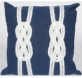 Trans-Ocean Visions Ii Pillow Double Knot 4142/33 Navy Area Rug