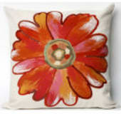 Trans-Ocean Visions Iii Pillow Daisy 314917 Orange