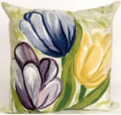 Trans-Ocean Visions Iii Pillow Tulips 320806 Cool