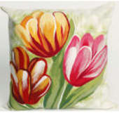 Trans-Ocean Visions Iii Pillow Tulips 320824 Warm