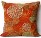 Trans-Ocean Visions Iii Pillow Graffiti Swirl 410924 Warm