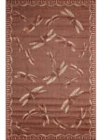 Trans-Ocean Carmel Dragonfly 8440/34 Chili Area Rug