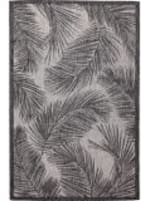 Trans-Ocean Carmel Fronds 8474/48 Black Area Rug