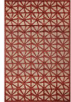 Trans-Ocean Carmel Tonga Tile 8489/34 Chili Area Rug