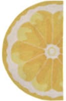 Trans-Ocean Frontporch Lemon Slice 1556/09 Yellow Area Rug