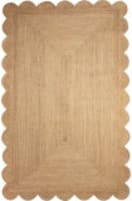 Trans-Ocean Java Scalloped Edge 1030/12 Natural Area Rug