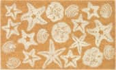 Trans-Ocean Natura Shells 2032/02 White Area Rug