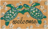 Trans-Ocean Natura Seaturtle Welcome 2059/12 Natural Area Rug