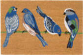 Trans-Ocean Natura Blue Birds 2061/12 Natural Area Rug