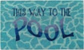 Trans-Ocean Natura This Way To The Pool 2207/03 Water Area Rug