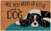 Trans-Ocean Natura Love And A Dog 2225/12 Natural Area Rug