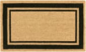 Trans-Ocean Natura Double Border 2232/48 Black Area Rug