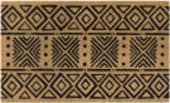 Trans-Ocean Natura Mudcloth 2236/48 Black Area Rug