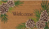 Trans-Ocean Natura Pinecone Border 2530/12 Natural Area Rug