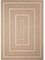 Trans-Ocean Sahara Multi Border 7185/02 Ivory Area Rug