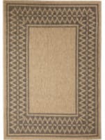 Trans-Ocean Sahara Diamond Border 7192/12 Natural Area Rug