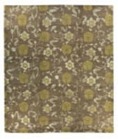 Tufenkian Knotted Kuna Flower Brown/Gold Area Rug