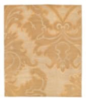 Tufenkian Tibetan Implied Damask Golden Apricot Area Rug