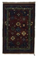 Tufenkian Knotted Gendje Gul Red Wine Area Rug