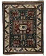 Tufenkian Knotted Green 6' x 7' Rug