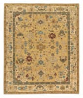 Tufenkian Knotted Herat Canary Song Sheared Area Rug