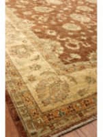 J. Aziz Peshawar Brown - Beige 8'3'' x 10'1'' Rug