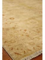 J. Aziz Antique Reproduction Ivory - Beige 8'3'' x 10' Rug