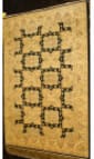 J. Aziz Peshawar Black - Beige 6'1'' x 8'8'' Rug