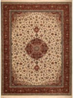 J. Aziz 16/18 Shah Abbas Ivory 12'1'' x 18'4'' Rug