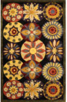 Vestiges Wonder Black 5' x 8' Rug