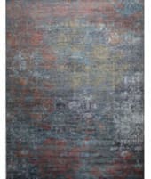 Vestiges Echo Blue - Rust 10'' x 14'02'' Runner Rug