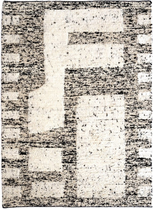 Black And White Geometric Rug at Rug Studio