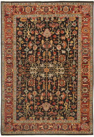 Ralph Lauren Wexford RLR7611B Antique Brown | Rug Studio