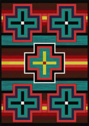 American Dakota Trader Rugs Bounty Multi