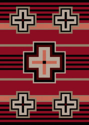 American Dakota Trader Rugs Bounty Red