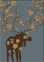 American Dakota National Park Moose Blossom Blue