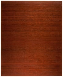 Anji Mountain Bamboo Chair Mat Deluxe No Lip Dark Cherry