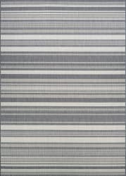 Couristan Recife Gazebo Stripe Champagne - Grey